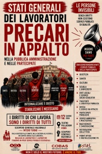 Locandina dello sciopero