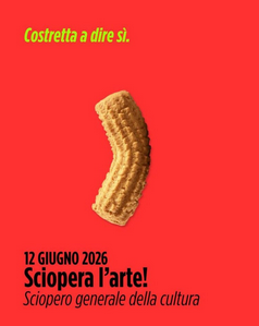 Locandina sciopero della cultura