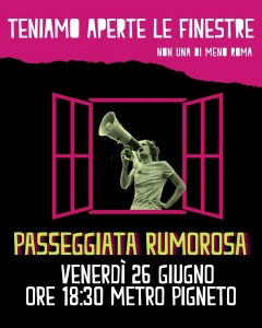 Locandina della passeggiata rumorosa