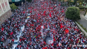 corteo a Tirana