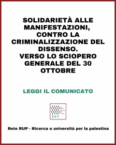 Comunicato RUP