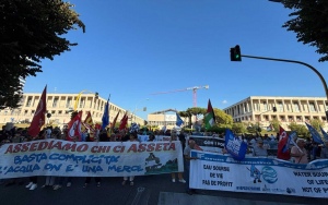 Manifestazione contro il forum euromediterraneo