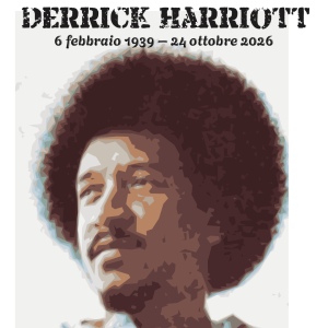 primo piano del cantante e produttore Derrick Harriott