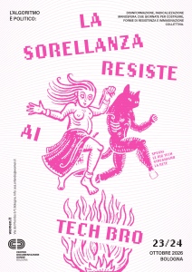 corpi femminili e bestiali ballano sui techbro in fiamme