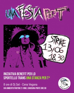 Locandina dell'iniziativa Una Stanza per T*