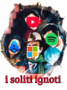 I soliti ignoti: imitazione della locandina del film che però li rappresenta come youtube, spotify, microsoft e serie A