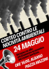 Locandina del corteo del 24 Maggio