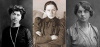 Ritratti di Alexandra Kollontai, Nadezhda Krupskaia, e Inessa Armand