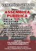 Manifesto assemblea pubblica "Dalla Pallestina alle scuole"