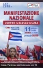 Manifesto manisfestazione nazionale contro il blocco USA a Cuba