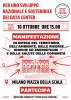 volantino della manifestazione del 10 ottobre